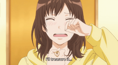 Erika crying all the time because of unrequited love.